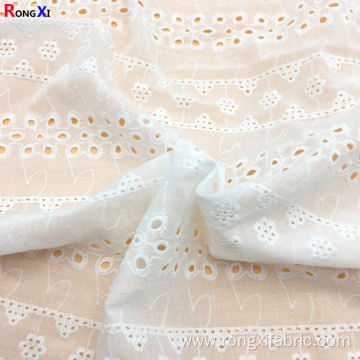 Plastic organic Cotton Embroidery Fabric